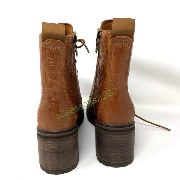 Timberland Sienna High Side ZIP Boot Emboss BrownW - Picture 11 of 15